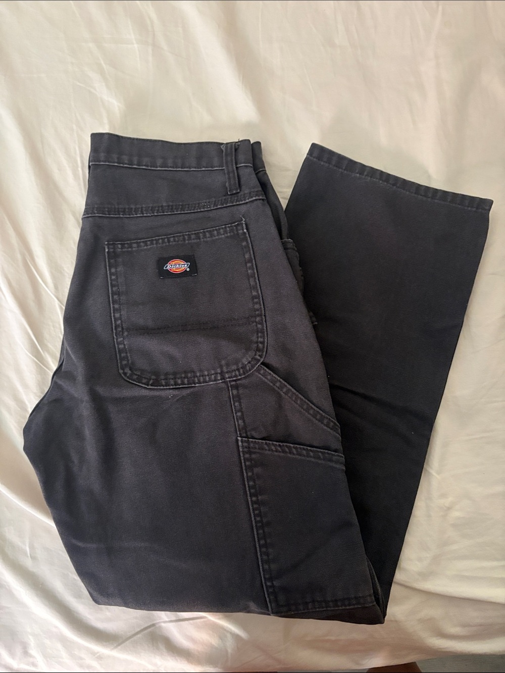 Dickies Men’s Dark Black Relaxed Carpenter Jeans